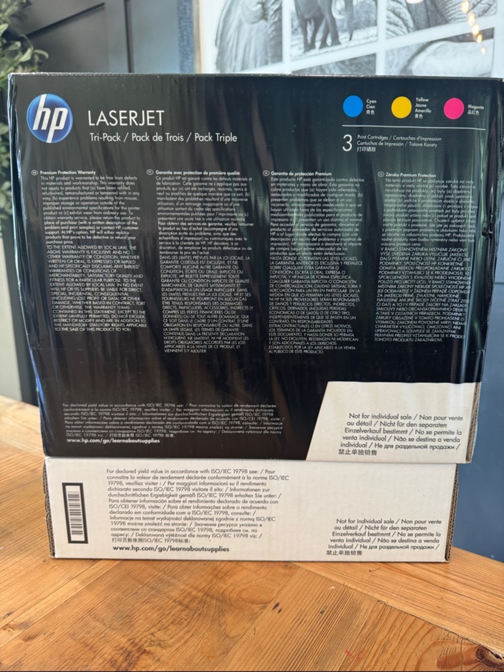 HP LaserJet Tri-Pack Toner – Black, Cyan, Magenta, Yellow